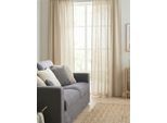 Vorhang WIRTH "Sunday" Gr. 1, beige (creme), B:141cm H:141cm, Jacquard, Baumwolle, Polyester, Gardinen, Vorhang, nach Maß