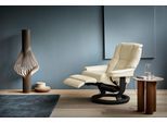 Relaxsessel STRESSLESS "Mayfair", beige (vanilla paloma), B:88cm H:102cm T:76cm, Leder BATICK: BATICK ist ein leicht korrigiertes, durchgefärbtes und genarbtes Möbelleder, bei dem die meisten Unebenheiten und Spuren in der Regel entfernt wurden.;Leder PALOMA: PALOMA ist ein durchgefärbtes Semianilin-Möbelleder mit natürlicher Narbung.;ROHLEDER Stoff Q2 FARON: Ein fester zuverlässiger Bouclé mit ei