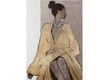 Bild, beige (farbe bild(er): natur, goldfarben), B:70cm H:100cm T:3,5cm, Bilder, Bild