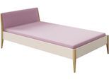 Kinderbett PAIDI "STIENE in verschiedenen Größen und Farben", rosa (cashmere, beige, dunkelrosa), B:127cm H:80cm L:214cm, Betten, Kinderbett, Jugendbett mit Massivholz, pflegeleicht, langlebig, Jugendliege