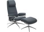 Relaxsessel STRESSLESS "Paris", blau (atlantic blau batick), B:80cm H:110cm T:74cm, Leder BATICK: BATICK ist ein leicht korrigiertes, durchgefärbtes und genarbtes Möbelleder, bei dem die meisten Unebenheiten und Spuren in der Regel entfernt wurden.;Leder PALOMA: PALOMA ist ein durchgefärbtes Semianilin-Möbelleder mit natürlicher Narbung. ROHLEDER Stoff Q2 FARON: Ein fester zuverlässiger Bouclé mit