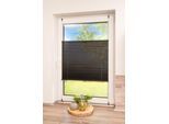Plissee K-HOME "Klemmfix Pisa" Gr. 31, schwarz, B:60cm H:210cm, Obermaterial: 100% Polyester, Plissees, Plissee, Crushed-Optik, Topseller