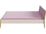 Kinderbett PAIDI "STIENE in verschiedenen Größen und Farben", cashmere, beige, dunkelrosa, B:147cm H:80cm L:214cm, Betten, Kinderbett, Jugendbett mit Massivholz, pflegeleicht, langlebig, Jugendliege