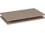 Einlegeboden RAUCH "Zubehör für Rauch-Schwebetürenschränke ORANGE", beige (leinenoptik hell), B:88cm H:2,2cm T:50cm, Holzwerkstoff, Einlegeböden, Einlegeboden, 2er-Set Breite 88 cm, Tiefe 50 cm