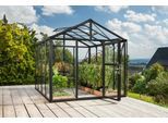 Gewächshaus VITAVIA "Zeus 8100", schwarz, B:266cm T:324cm, Gewächshäuser, Gewächshaus