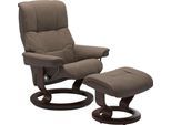 Relaxsessel STRESSLESS "Mayfair", braun (mole batick), B:79cm H:101cm T:73cm, Leder BATICK: BATICK ist ein leicht korrigiertes, durchgefärbtes und genarbtes Möbelleder, bei dem die meisten Unebenheiten und Spuren in der Regel entfernt wurden.;Leder PALOMA: PALOMA ist ein durchgefärbtes Semianilin-Möbelleder mit natürlicher Narbung.;ROHLEDER Stoff Q2 FARON: Ein fester zuverlässiger Bouclé mit einem