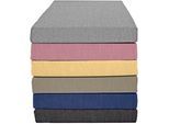 Spannbettlaken KUM "Polycotton Spannbetttuch", beige, L:200cm, Polycotton, Obermaterial: 52% Baumwolle, 48% Polyester, Bettlaken, Spannbettlaken, bis ca. 30 cm Matratzenhöhe, meliert