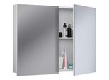 Badspiegel VCM "Spiegelschrank Spiegel Badezimmer Badinos 60x80 cm", weiß, B:80cm T:12cm, Schränke, Badspiegel