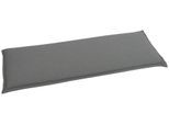 Bankauflage GO-DE, grau (anthrazit), B:115cm H:6cm T:45cm, Obermaterial: 85% Baumwolle, 15% Polyester, Polsterauflagen, Bankauflage