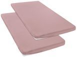 Spannbettlaken OTTO HOME "Topper Basic, in Gr. 90x200, 140x200 oder 180x200 cm", rosa, B:90cm L:200cm, Baumwoll-Jersey, Obermaterial: 100% Baumwolle, Bettlaken, Spannbettlaken, Baumwolle, Matratzen bis 8 cm Höhe, Bettlaken, Spannbetttuch, Laken