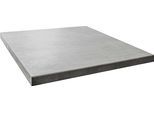 Arbeitsplatte OPTIFIT "Luzern", grau (oxid grau), B:200cm H:3,8cm T:60cm, Holzwerkstoff, Tischplatten, Arbeitsplatte, 38 mm stark, Tiefe 60 cm, große Auswahl an Breiten