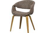 Esszimmerstuhl WOOOD, braun, natur, H:78cm, Stühle, Esszimmerstuhl