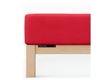 Bettlaken SCHLAFGUT "Frottex Spannbettlaken", rot (rot deep), L:200cm, Frottee, Obermaterial: 75% Baumwolle, 25% Polyester, Bettlaken, Bettlaken, MADE IN GREEN by OEKO-TEX