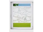 Plissee K-HOME "Ausbrenner Streifen, Klemmfix, ohne Bohren, Lichtschutz", weiß, weiß, B:85cm H:210cm, Obermaterial: 100% Polyester, Plissees, Plissee, Klemmfix-Plissee mit Ausbrenner Stoff