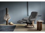 Relaxsessel STRESSLESS "Mayfair", grau (grau batick), B:79cm H:101cm T:77cm, Leder BATICK: BATICK ist ein leicht korrigiertes, durchgefärbtes und genarbtes Möbelleder, bei dem die meisten Unebenheiten und Spuren in der Regel entfernt wurden.;Leder PALOMA: PALOMA ist ein durchgefärbtes Semianilin-Möbelleder mit natürlicher Narbung.;ROHLEDER Stoff Q2 FARON: Ein fester zuverlässiger Bouclé mit einem