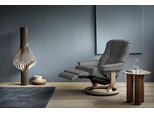 Relaxsessel STRESSLESS "Mayfair", grau (dunkelgrau dinamica), B:88cm H:102cm T:76cm, Leder BATICK: BATICK ist ein leicht korrigiertes, durchgefärbtes und genarbtes Möbelleder, bei dem die meisten Unebenheiten und Spuren in der Regel entfernt wurden.;Leder PALOMA: PALOMA ist ein durchgefärbtes Semianilin-Möbelleder mit natürlicher Narbung.;ROHLEDER Stoff Q2 FARON: Ein fester zuverlässiger Bouclé mi