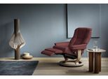 Relaxsessel STRESSLESS "Mayfair", rot (cherry paloma), B:88cm H:102cm T:76cm, Leder BATICK: BATICK ist ein leicht korrigiertes, durchgefärbtes und genarbtes Möbelleder, bei dem die meisten Unebenheiten und Spuren in der Regel entfernt wurden.;Leder PALOMA: PALOMA ist ein durchgefärbtes Semianilin-Möbelleder mit natürlicher Narbung.;ROHLEDER Stoff Q2 FARON: Ein fester zuverlässiger Bouclé mit einem