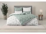 Bettwäsche OTTO HOME "Balsby", jade, B/L: 135cm x 200cm, 1 Stk., 1 Stk., Renforcé, B/L: 40cm x 80cm, 2 Stk., Renforcé, Obermaterial: 100% Baumwolle, Bettwäsche, Bettwäsche, in Gr. 135x200 oder 155x220 cm, 100% Baumwolle