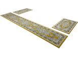 Bettumrandung OTTO HOME "Oriental, Made in Belgium" Gr. 14, gelb, H:7mm, Obermaterial: 100% Polypropylen, Bettumrandungen, Bettumrandung, Läufer-Set, Kurzflor, Orient-Optik, mit Bordüre, pflegeleicht, elegant