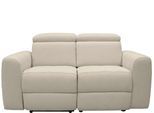 2-Sitzer HOME AFFAIRE "Sentrano", beige, B:152cm H:82cm T:98cm, NaturLEDER/Kunstleder (Das Leder hat eine Dicke von 0, 9-1, 0 mm);Kunstleder;Webstoff (95% Polyester, 5% Nylon);Struktur fein (95% Polyester, 5% Nylon), Sofas, 2-Sitzer, 152 cm, man. o. elektr. Relaxfunktion und USB/Kopfverstellung