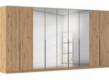 Drehtürenschrank OTTO HOME "Kleiderschrank Schrank Garderobe AGORDO mit Dekor- oder Hochglanzfront", eiche artisan, B:405cm H:229cm T:54cm, Schränke, Drehtürenschrank, durchdachte Innenausstattung, in 8 Breiten und 2 Höhen MADE IN GERMANY