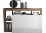 Sideboard HOME AFFAIRE "Hamburg", weiß (weiß, mercure), B:146cm H:93cm T:42cm, Sideboards, Sideboard, Breite 146 cm