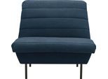 Sessel "LOOKS IX", blau (dunkelblau), B:92cm H:92cm T:103cm, 100% Polyester, LOOKS BY WOLFGANG JOOP, Sessel, Sessel, Quersteppung, ohne Armlehnen