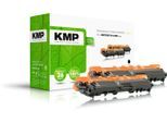 KMP Toner 1248,0021 schwarz kompatibel zu brother 2x TN-242BK, 2er-Set
