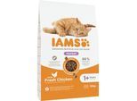 IAMS Advanced Nutrition Trockenfutter Katze, Adult, Hairball, Huhn 10 kg