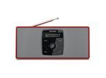 TechniSat DIGITRADIO 2 S Portables DAB+/UKW-Stereoradio, 2 W rot/silber