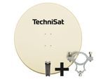 TechniSat SATMAN 850 PLUS 85cm Sat-Antenne mit 40mm LNB-Halteschelle rot beige