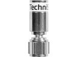 TechniSat F-Kompressionsstecker 3.9 High-End F-Stecker 100 Stück silber
