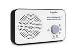 TechniSat VIOLA 2 tragbares 1 Watt DAB+ Radio mit LC-Display weiß/schwarz