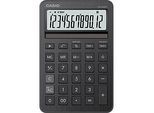 Casio Tischrechner MS-200DQ, 12 Stellen, LC-Display, Steuerberechnung, Gewinnermittlung, Batterie-/Solarbetrieb, B 101 x H 154,5 mm, schwarz