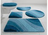 Badematte OTTO HOME "Josie, Badvorleger, Badezimmer Teppich" Gr. 6, blau, H:20mm, Polyester, Badematten, Badematte, Badteppich, Badematten, rechteckig, rund & als 3-tlg. Set erhältlich, Topseller