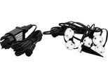 EGLO LED-Lichterkette "SPINETOLI 2", transparent, Flammen 6 Stk., Gesamtlänge 6m, Lichterketten, Stehleuchte in transparent aus Kunststoff - 6X0,4W - Warmweiß, LED-Lichterkette
