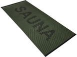 Saunatuch VOSSEN "Camden", grün (mud grün), B:80cm L:200cm, Velours, Obermaterial: 100% Baumwolle, Handtücher, Saunatuch
