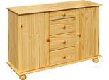 Kommode MÖBILIA "Chur", beige (natur), B:119cm H:81cm T:38cm, Massivholz, Sideboards, Kommode, aus Massivholz Kiefer