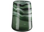 Tischvase GILDE "Verde", grün, B:20cm H:27cm T:20cm, Glas, Vasen, Tischvase, handgearbeitet, mundgeblasen, wasserdicht