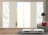 Schiebegardine HOME WOHNIDEEN "6er SET" Gr. 1, beige (sand), B:60cm H:245cm, Polyester, Gardinen, Schiebegardine, Schiebevorhang Digidruck 6er Set AYLA
