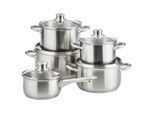 Berndes Kochtopfset Lumina, Metall, 5-teilig, 16 cm,20 cm,16 cm, 290x260x490 cm, Kochen, Töpfe, Topfsets