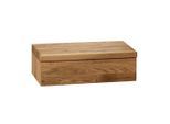 Linea Natura Nachtschrank, Wildeiche, Holz, Wildeiche, massiv, 1 Schublade(n) Schubladen, 45x34x16 cm, hängend, Schlafzimmer, Nachttische
