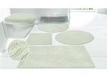 Badematte OTTO HOME "Ognon, Scandi, Boho, modernes Muster" Gr. 7, salbei, H:15mm, Polyester, Badematten, Badematte, Badteppich, Uni Farben, Hoch-Tief-Effekt