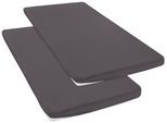 Spannbettlaken OTTO HOME "Topper Basic, in Gr. 90x200, 140x200 oder 180x200 cm", anthrazit, B:90cm L:200cm, Baumwoll-Jersey, Obermaterial: 100% Baumwolle, Bettlaken, Spannbettlaken, Baumwolle, Matratzen bis 8 cm Höhe, Bettlaken, Spannbetttuch, Laken