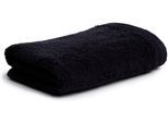 Handtücher MÖVE "Superwuschel", schwarz, B:50cm L:100cm, Walkfrottee, Baumwolle, Handtücher, Handtuch mit Bordüre, 100% Premium Cotton Baumwolle, einfarbig, weich