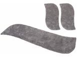 Hochflor-Bettumrandung OTTO HOME "Desner" Gr. 14, grau, H:35mm, Obermaterial: 100% Polyester, Bettumrandungen, Mikrofaser, weich, flauschig, Schlafzimmer, Bettvorleger, Läufer Set