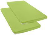 Spannbettlaken OTTO HOME "Topper Basic, in Gr. 90x200, 140x200 oder 180x200 cm", grün, B:90cm L:200cm, Microfaser-Jersey, Obermaterial: 100% Polyester, Bettlaken, Spannbettlaken, Baumwolle, Matratzen bis 8 cm Höhe, Bettlaken, Spannbetttuch, Laken