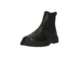 Stiefel CLARKS "Badbury Easy", Damen, Gr. 40, schwarz, Leder, Schuhe Stiefel, mit klobiger TR-Sohle