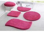 Badematte OTTO HOME "Merida, Badvorleger, Badezimmer Teppich" Gr. 81, pink (fuchsia), H:32mm, Kunstfaser, Badematten, Badematte, Badteppich, Uni Farben, rechteckig, rund & als 2-tlg. Set erhältlich