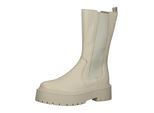 Stiefel STEVE MADDEN "STEVE MADDEN Stiefel Leder", Damen, Gr. 39, bone, Leder, Schuhe Stiefel